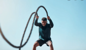black boy workingout