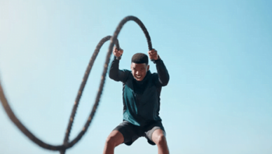 black boy workingout