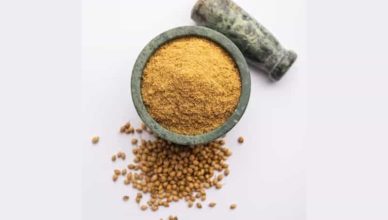 Coriander powder in hindi
