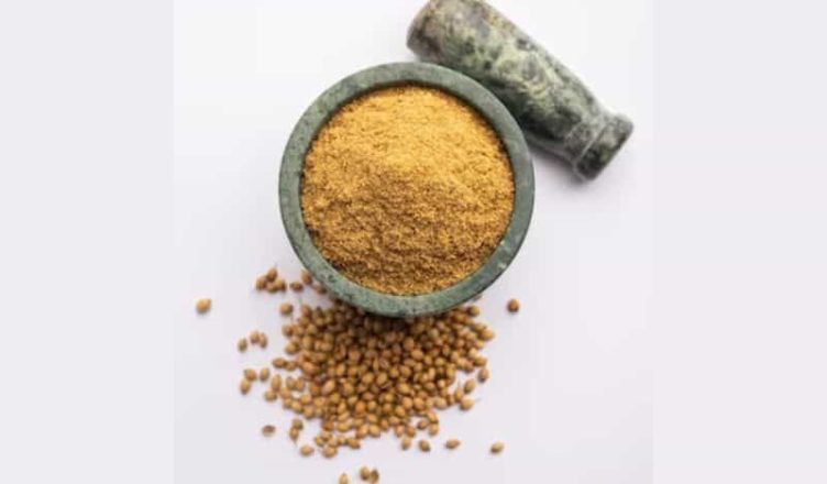 Coriander powder in hindi